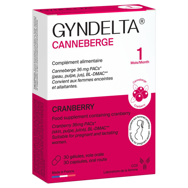 Gyndelta® Confort Urinaire 30 gélules – Échantillon gratuit