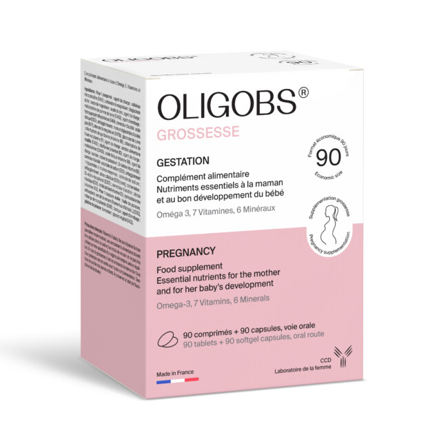 Oligobs Grossesse 90 - Complément Alimentaire - Laboratoire CCD