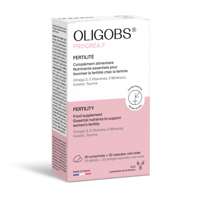 Oligobs Procrea F -Complément Alimentaire Fertilité - Laboratoire CCD