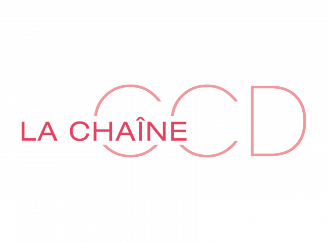 Logo LA CHAINE CCD - rose_Plan de travail 1