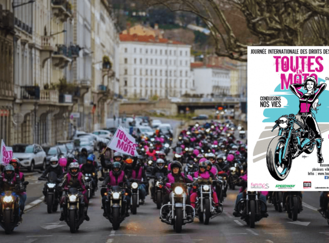 journée internationale des droits des femmes toutes en moto