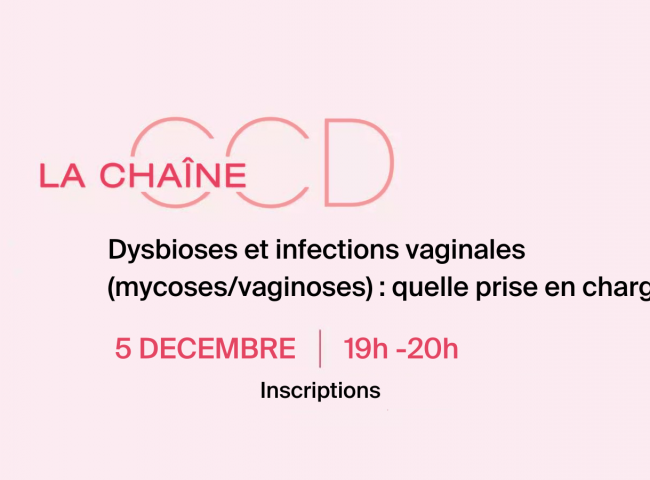 Webinar n° 5 « Dysbioses et infections vaginales